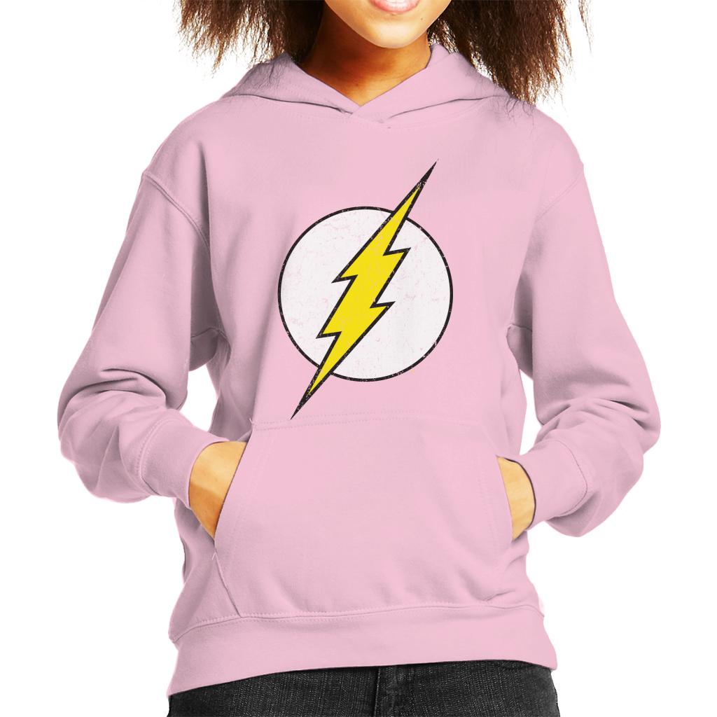 The Flash Lightning Bolt Logo Kid's Hooded Sweatshirt-ALL + EVERY