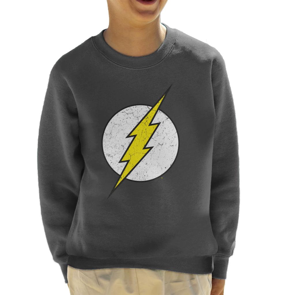 The Flash Lightning Bolt Logo Kid's Sweatshirt-ALL + EVERY