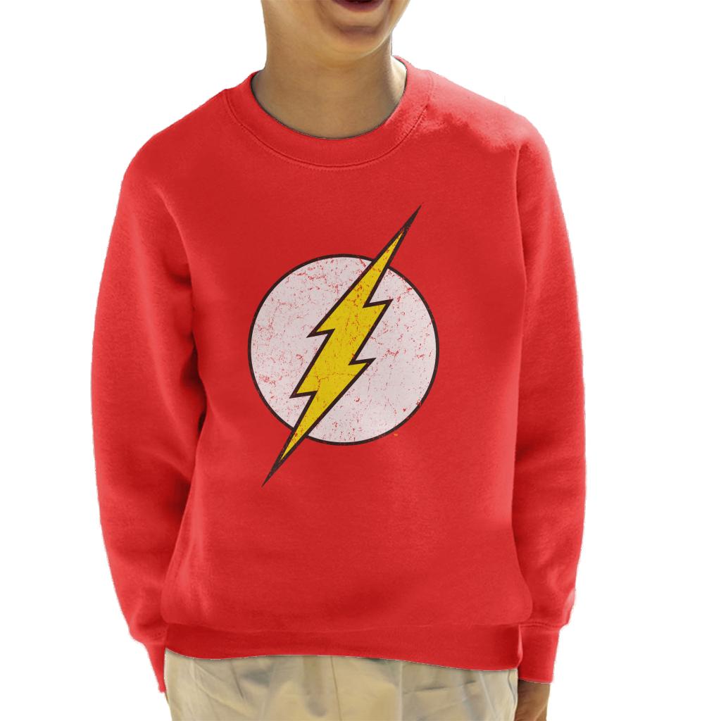 The Flash Lightning Bolt Logo Kid's Sweatshirt-ALL + EVERY