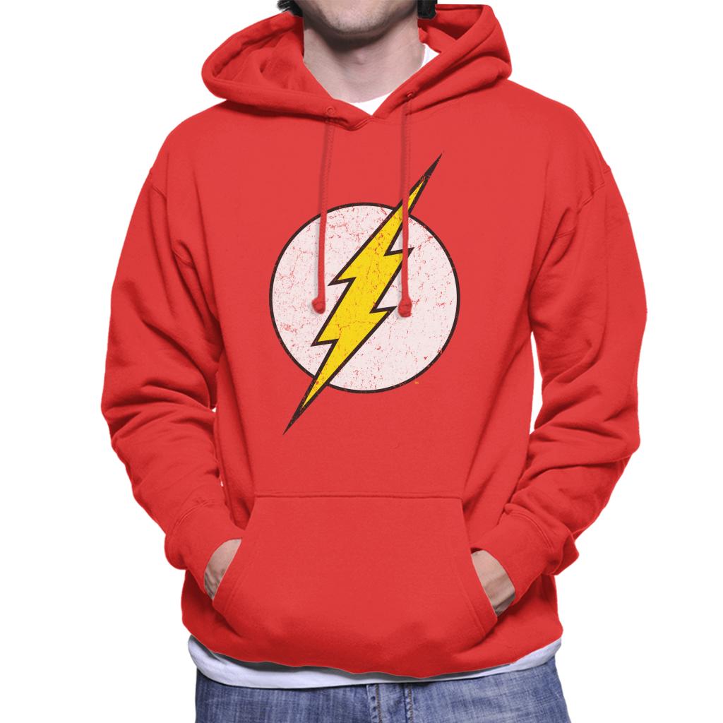 The Flash Lightning Bolt Logo Men's Hooded Sweatshirt-ALL + EVERY