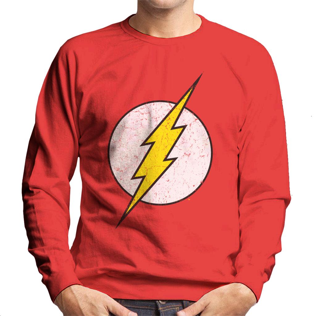 The Flash Lightning Bolt Logo Men's Sweatshirt-ALL + EVERY