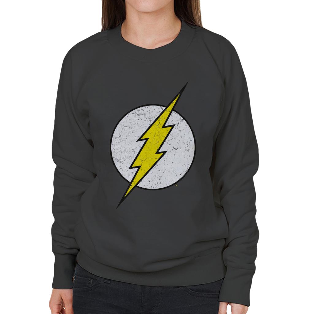 The Flash Lightning Bolt Logo Women's Sweatshirt-ALL + EVERY