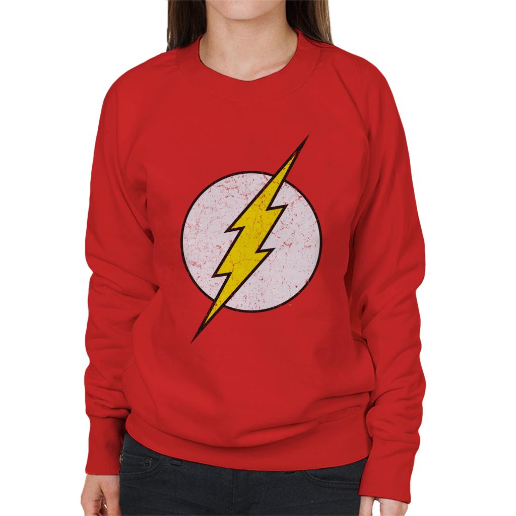 The Flash Lightning Bolt Logo Women's Sweatshirt-ALL + EVERY