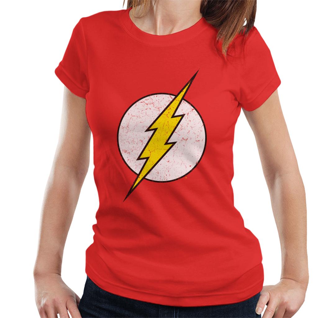 The Flash Lightning Bolt Logo Women's T-Shirt-ALL + EVERY