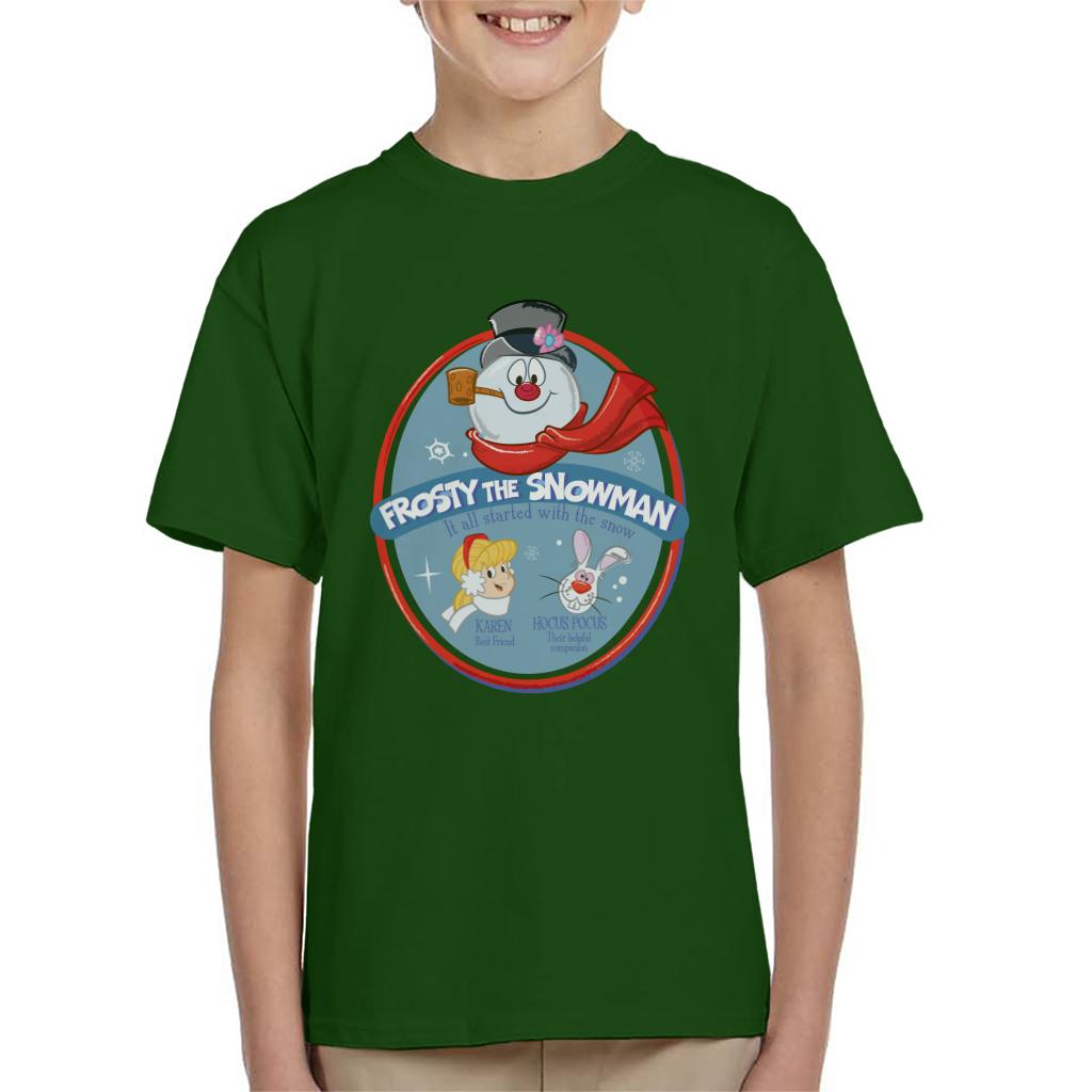 Frosty The Snowman It All Started With The Snow Kid's T-Shirt-ALL + EVERY