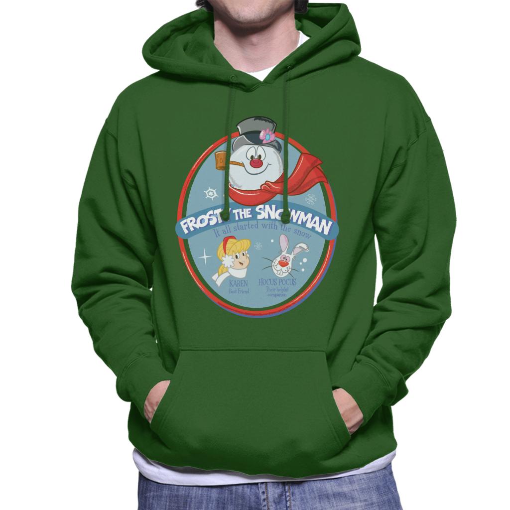 Frosty The Snowman It All Started With The Snow Men's Hooded Sweatshirt-ALL + EVERY