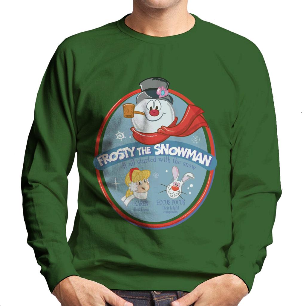 Frosty The Snowman It All Started With The Snow Men's Sweatshirt-ALL + EVERY