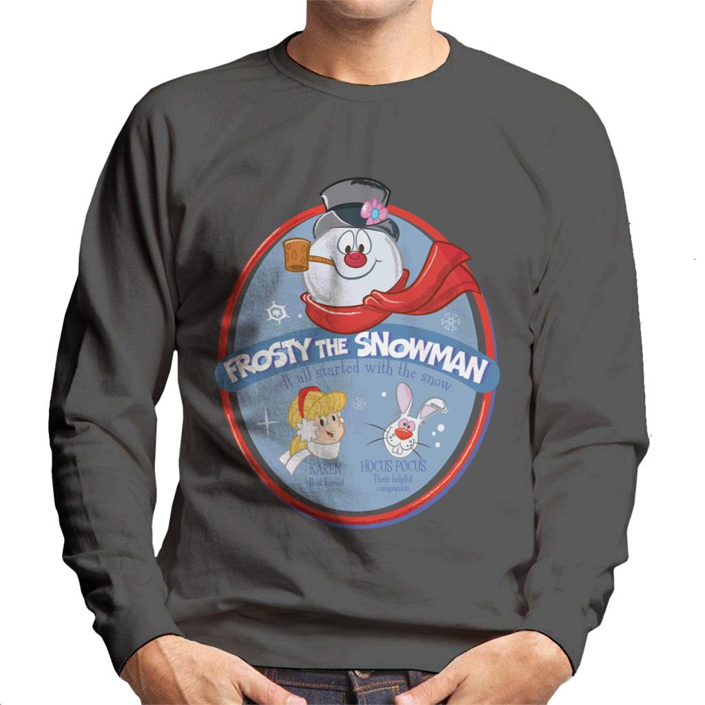 Frosty The Snowman It All Started With The Snow Men's Sweatshirt-ALL + EVERY