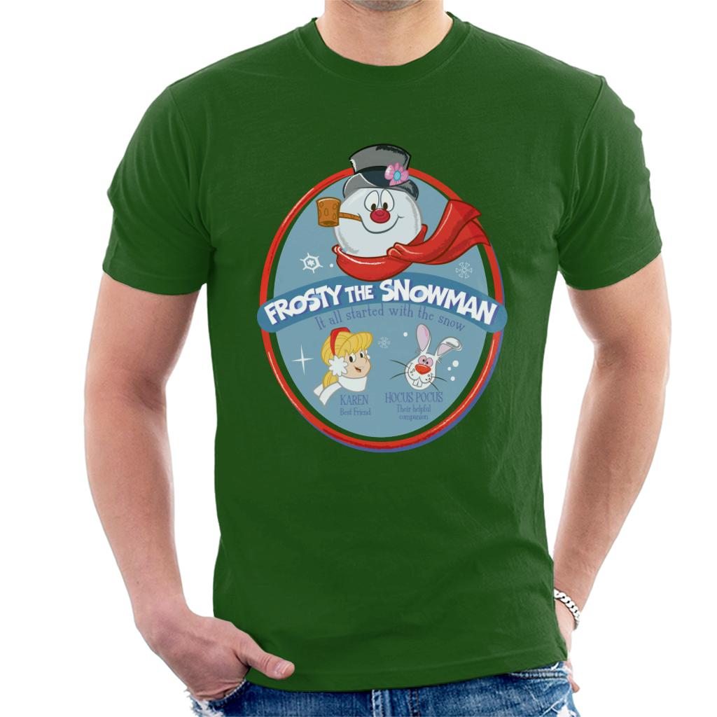 Frosty The Snowman It All Started With The Snow Men's T-Shirt-ALL + EVERY