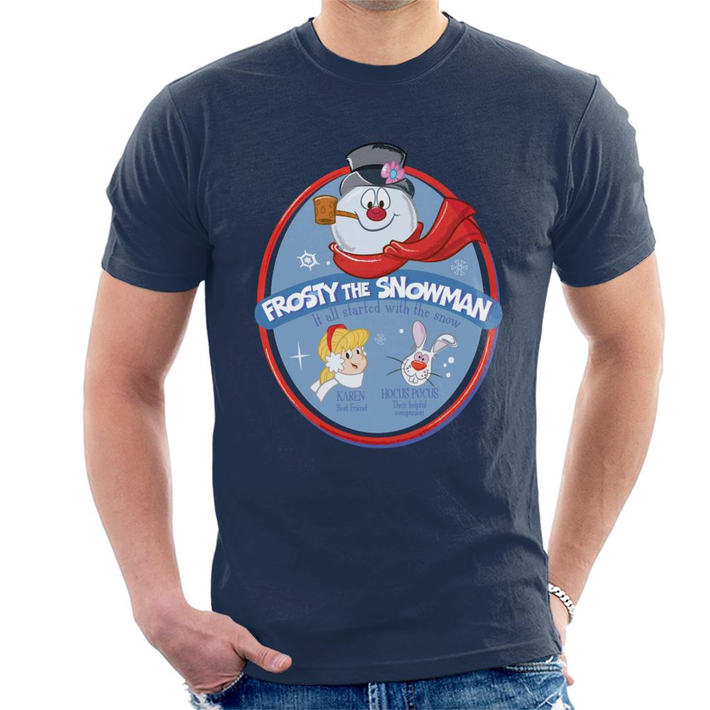 Frosty The Snowman It All Started With The Snow Men's T-Shirt-ALL + EVERY