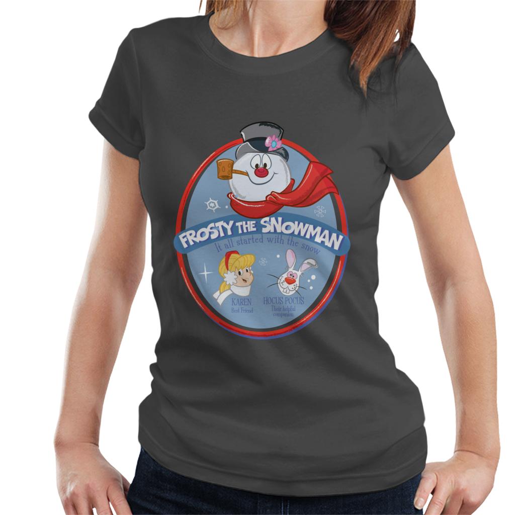 Frosty The Snowman It All Started With The Snow Women's T-Shirt-ALL + EVERY