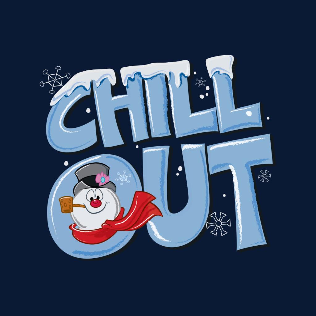 Frosty The Snowman Chill Out Men's T-Shirt-ALL + EVERY