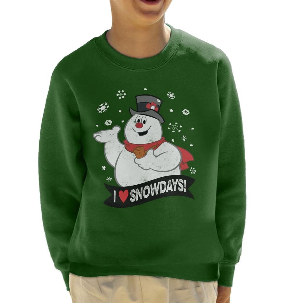 Frosty The Snowman I Love Snowdays Kid's Sweatshirt-ALL + EVERY