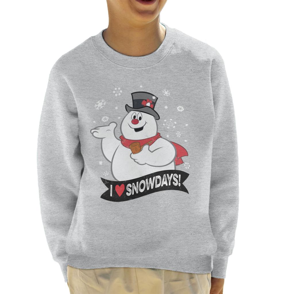 Frosty The Snowman I Love Snowdays Kid's Sweatshirt-ALL + EVERY