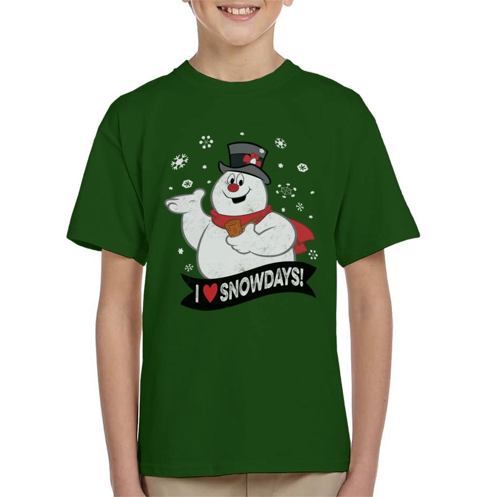 Frosty The Snowman I Love Snowdays Kid's T-Shirt-ALL + EVERY