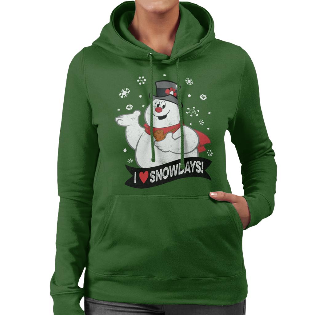 Frosty The Snowman I Love Snowdays Women's Hooded Sweatshirt-ALL + EVERY