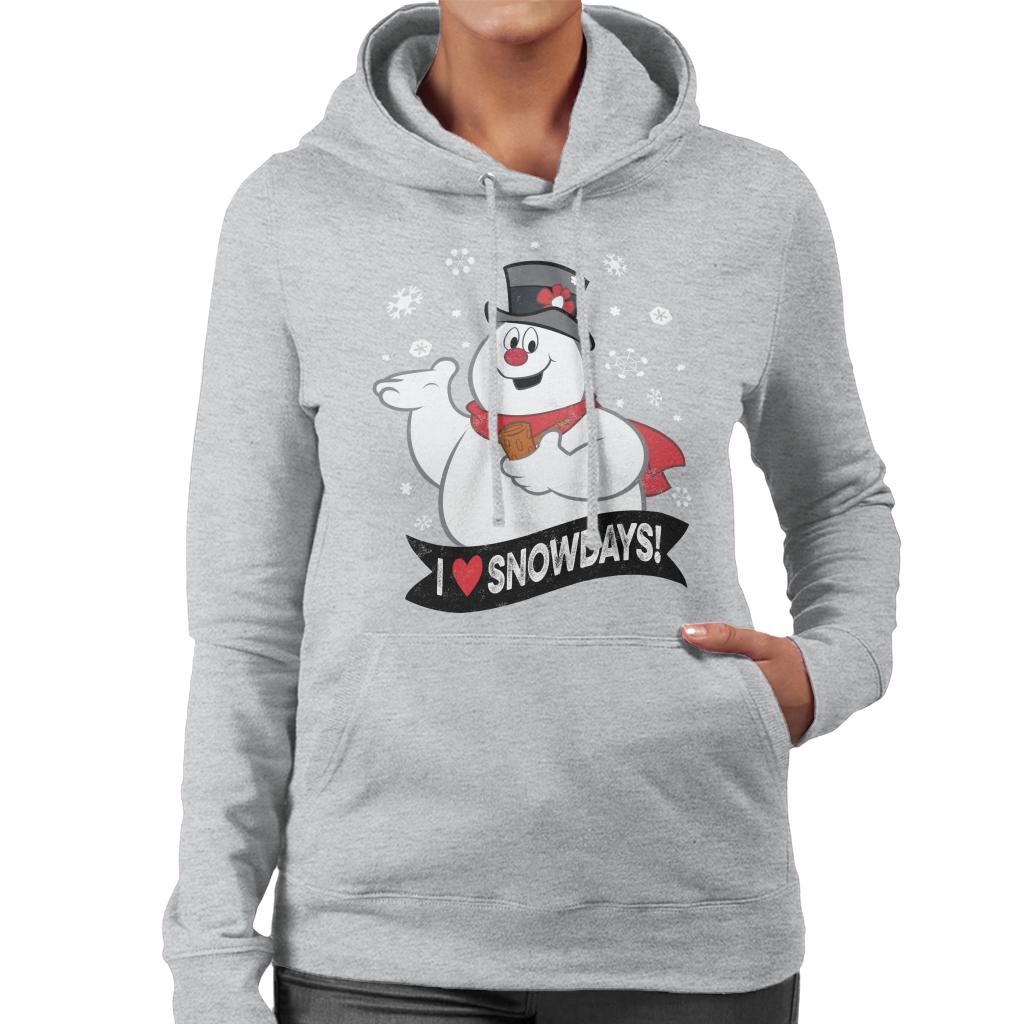 Frosty The Snowman I Love Snowdays Women's Hooded Sweatshirt-ALL + EVERY