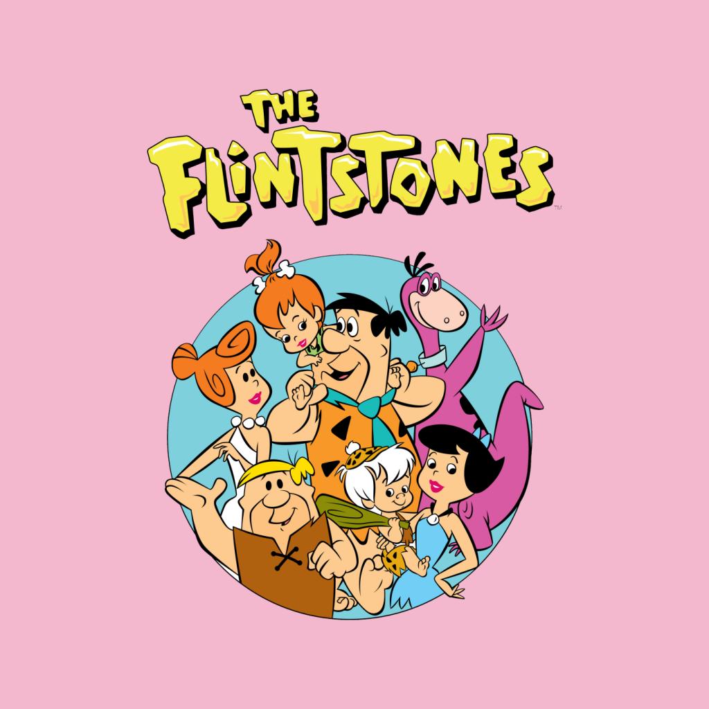 The Flintstones Characters Together Kid's T-Shirt-ALL + EVERY