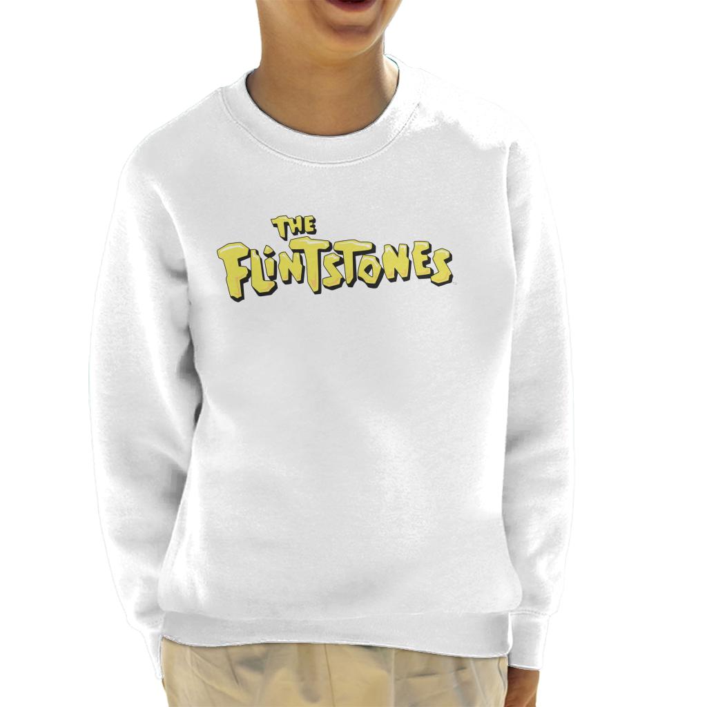 The Flintstones Classic Logo Kid's Sweatshirt-ALL + EVERY