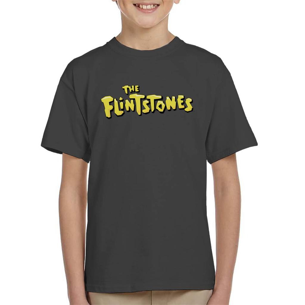 The Flintstones Classic Logo Kid's T-Shirt-ALL + EVERY