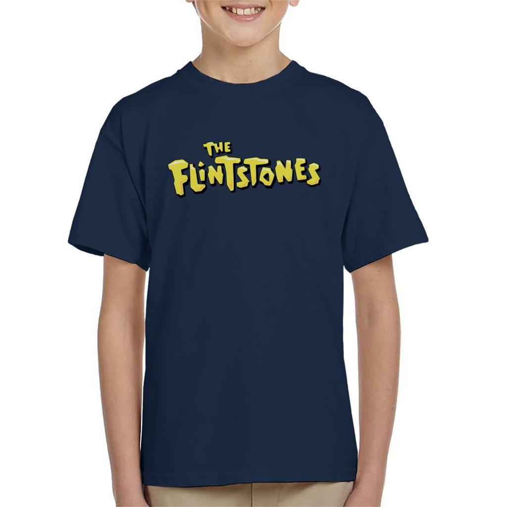 The Flintstones Classic Logo Kid's T-Shirt-ALL + EVERY