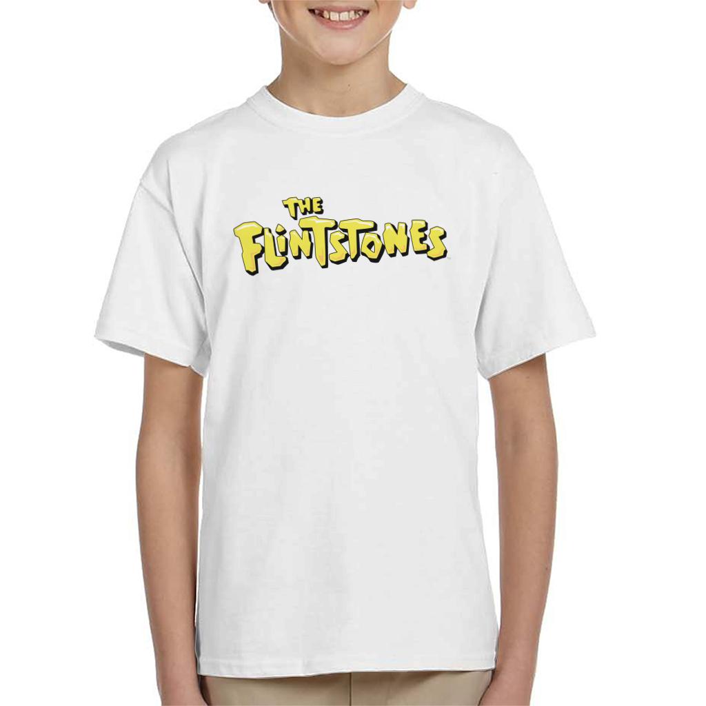 The Flintstones Classic Logo Kid's T-Shirt-ALL + EVERY