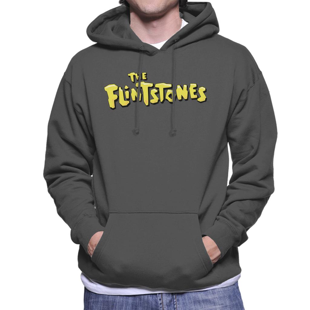 The Flintstones Classic Logo Men's Hooded Sweatshirt-ALL + EVERY