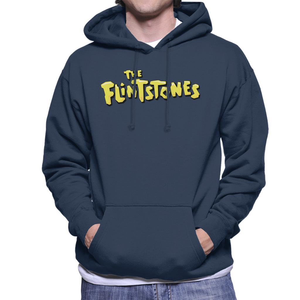 The Flintstones Classic Logo Men's Hooded Sweatshirt-ALL + EVERY