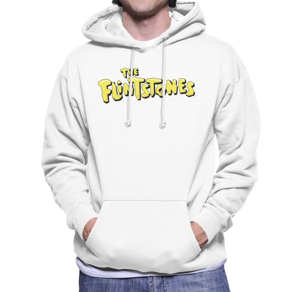 The Flintstones Classic Logo Men's Hooded Sweatshirt-ALL + EVERY