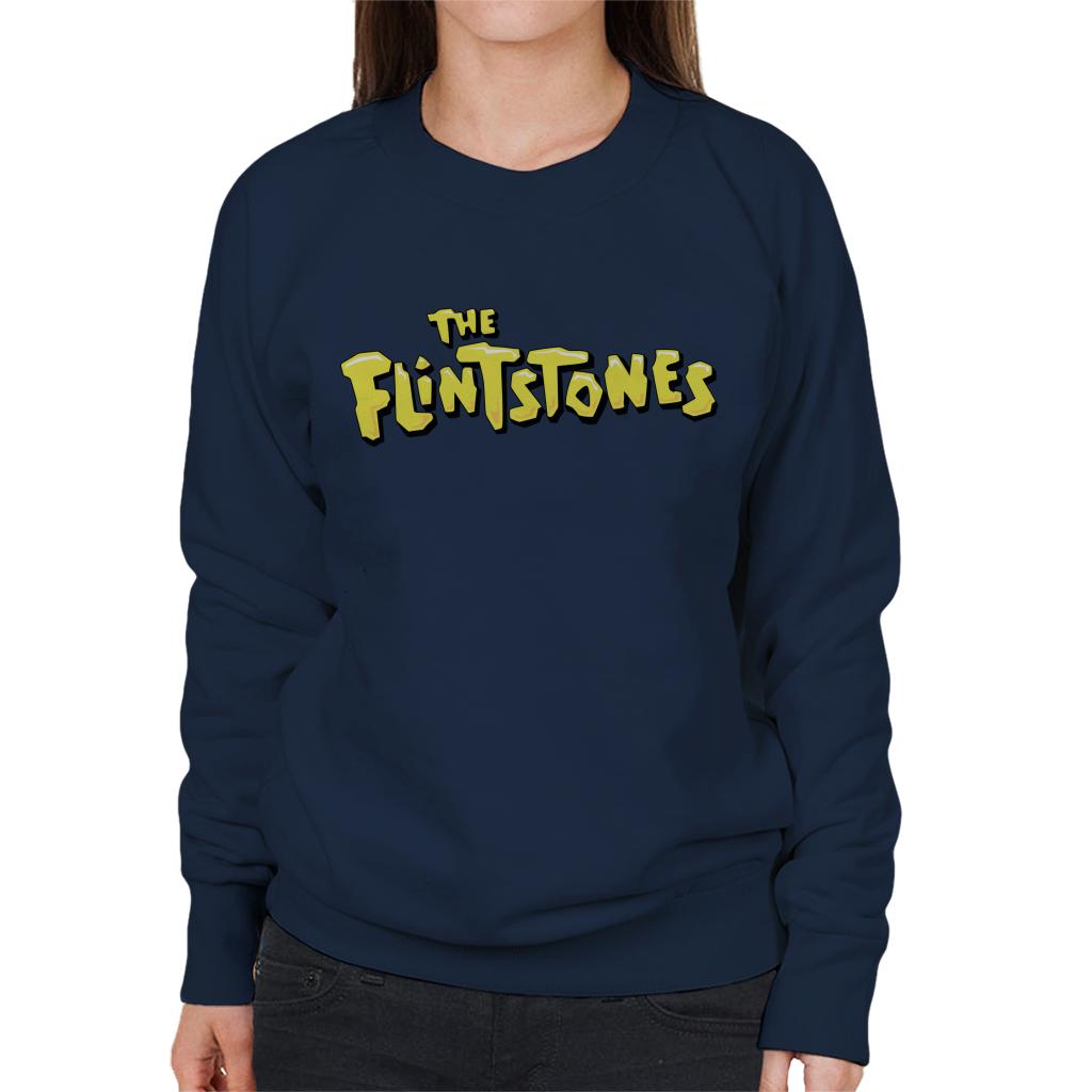 The Flintstones Classic Logo Women's Sweatshirt-ALL + EVERY