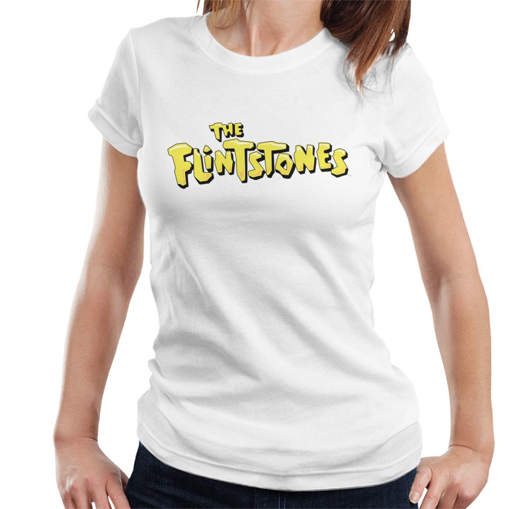 The Flintstones Classic Logo Women's T-Shirt-ALL + EVERY