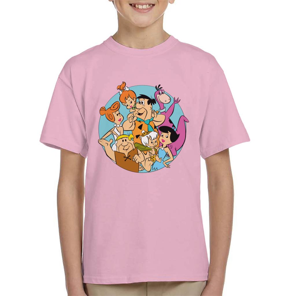 The Flintstones Family Portrait Kid's T-Shirt-ALL + EVERY