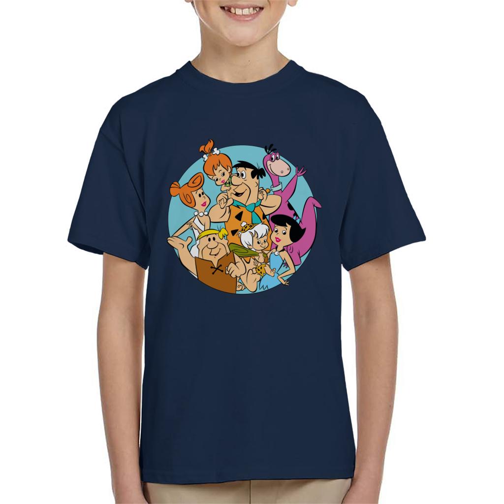 The Flintstones Family Portrait Kid's T-Shirt-ALL + EVERY