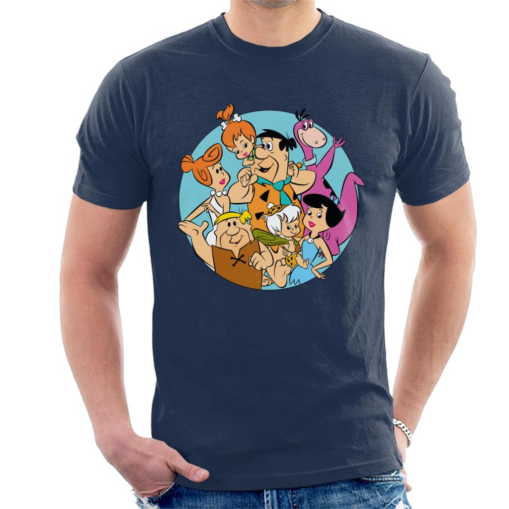 The Flintstones Family Portrait Men's T-Shirt-ALL + EVERY