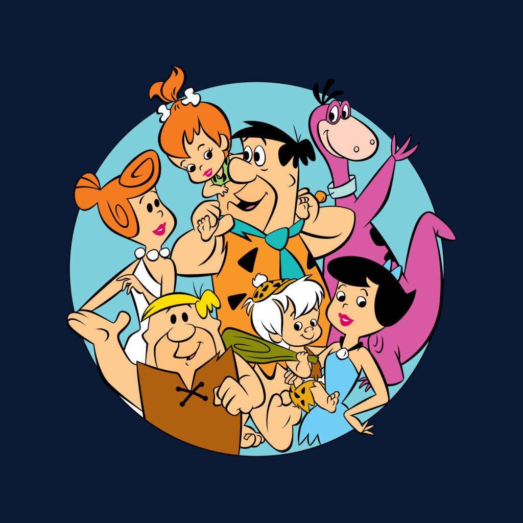 The Flintstones Family Portrait Men's T-Shirt-ALL + EVERY