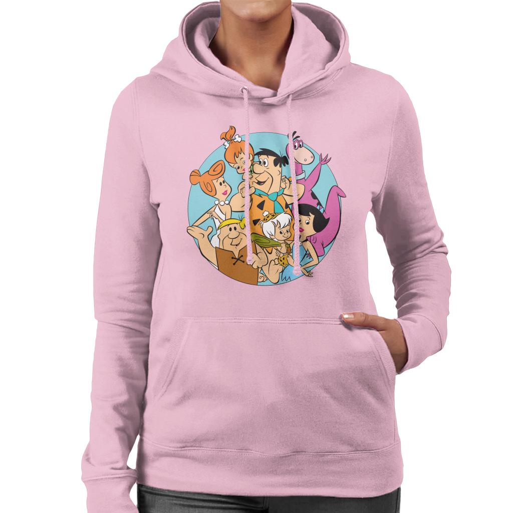 The Flintstones Family Portrait Women's Hooded Sweatshirt-ALL + EVERY