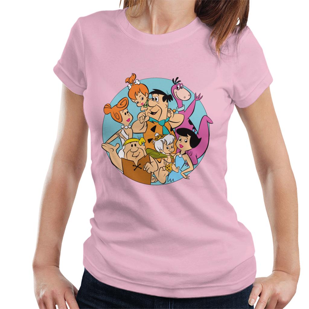 The Flintstones Family Portrait Women's T-Shirt-ALL + EVERY