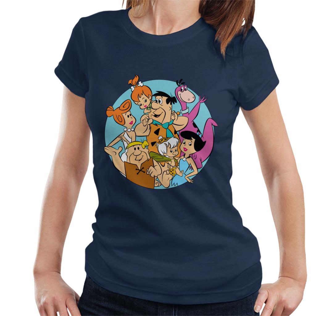 The Flintstones Family Portrait Women's T-Shirt-ALL + EVERY