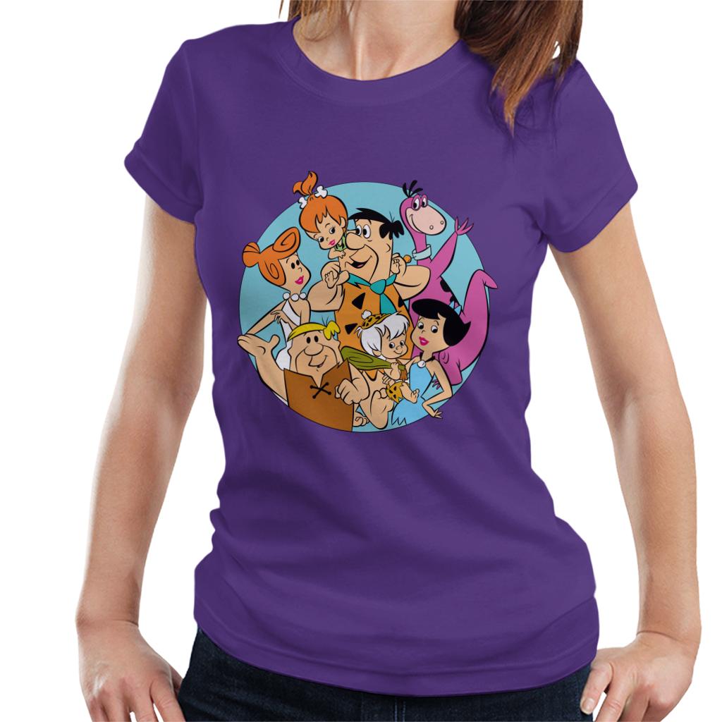 The Flintstones Family Portrait Women's T-Shirt-ALL + EVERY