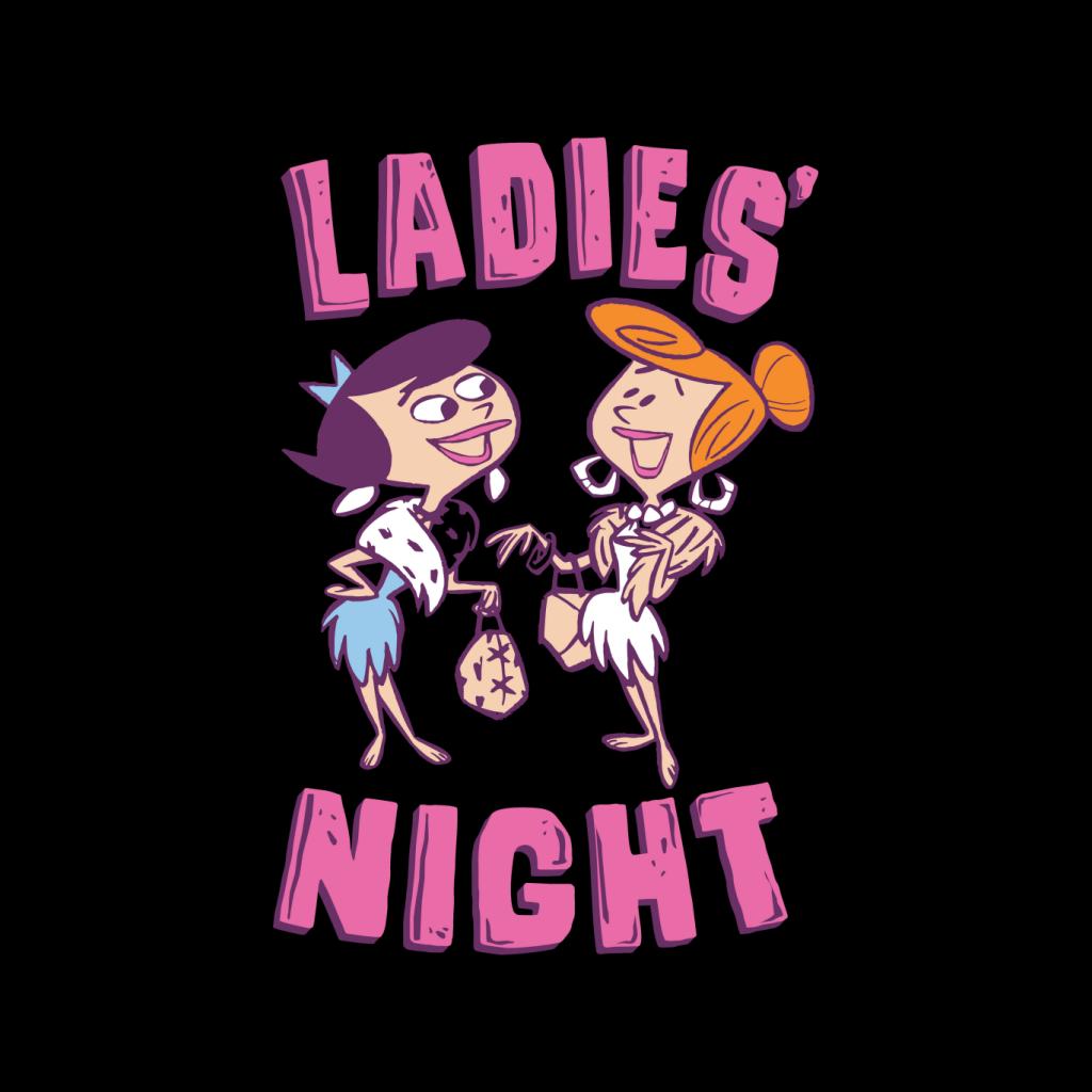 The Flintstones Betty And Wilma Ladies Night Men's T-Shirt-ALL + EVERY