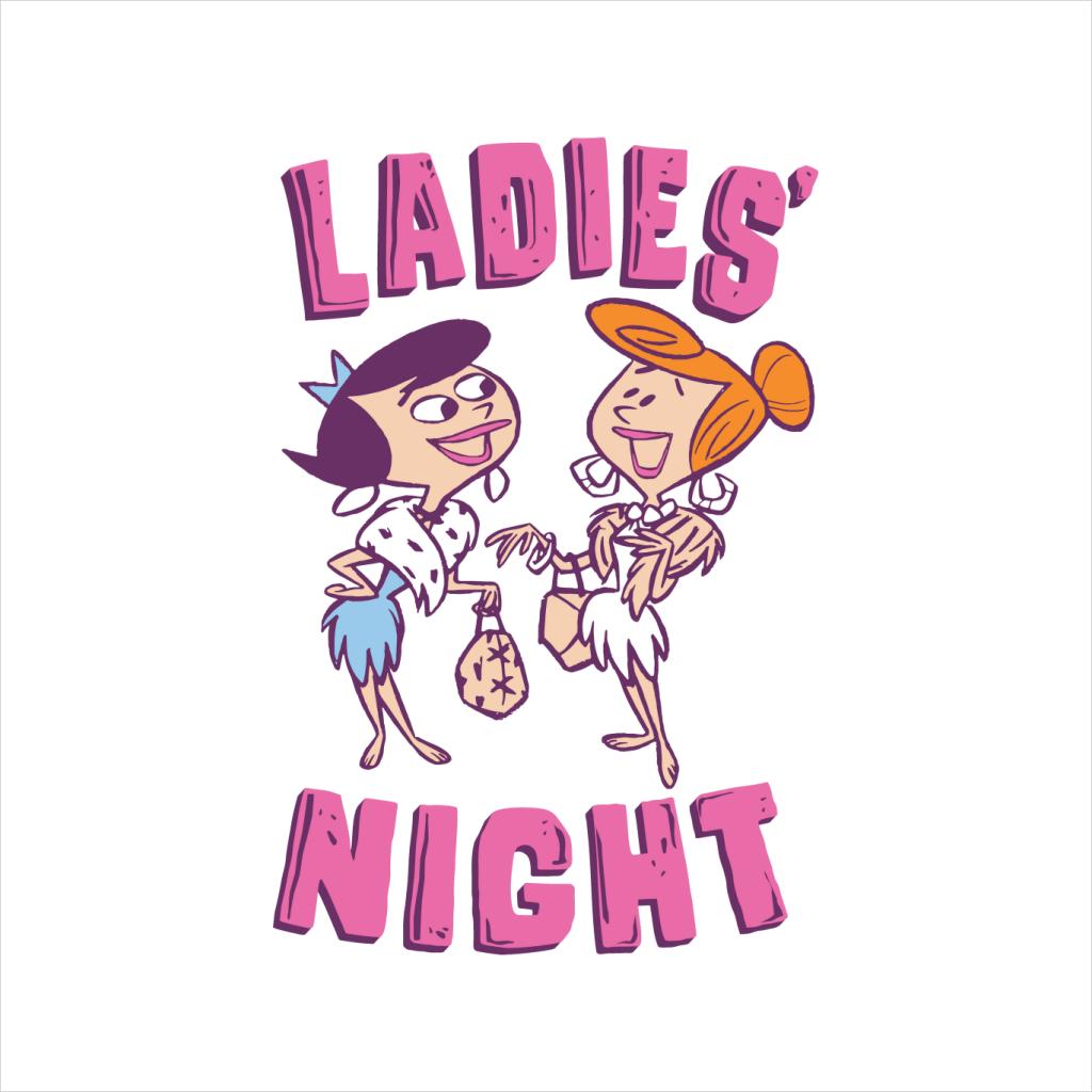 The Flintstones Betty And Wilma Ladies Night Men's T-Shirt-ALL + EVERY