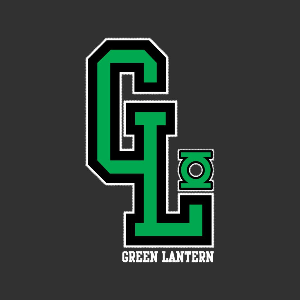 Green Lantern GL College Sports Initials Men's T-Shirt-ALL + EVERY