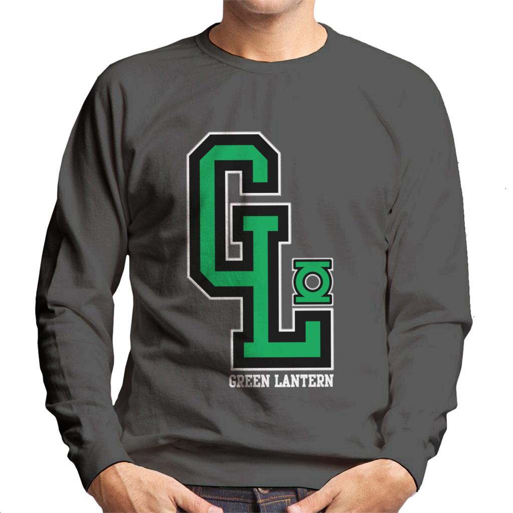 Green Lantern GL College Sports Initials Men's Sweatshirt-ALL + EVERY