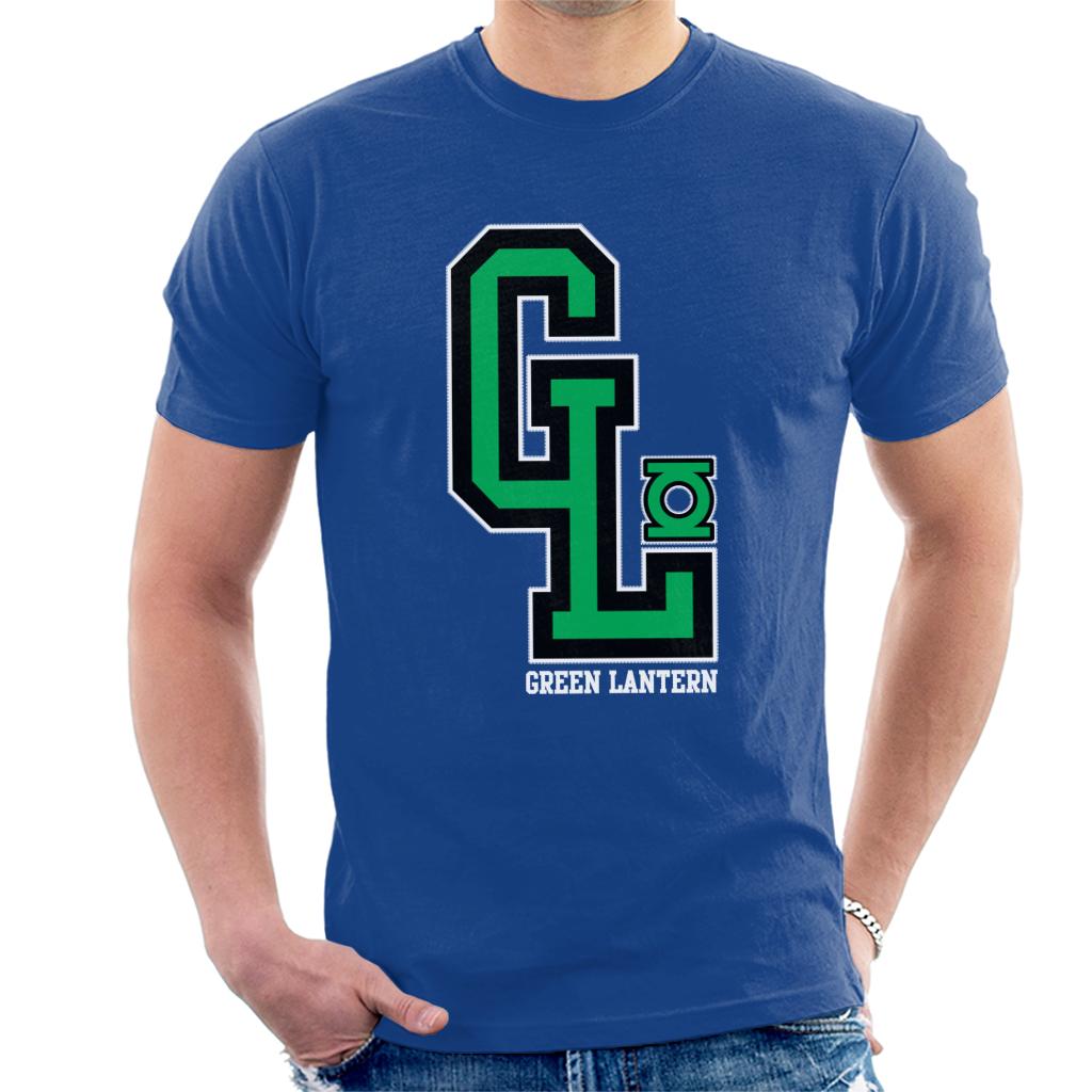 Green Lantern GL College Sports Initials Men's T-Shirt-ALL + EVERY