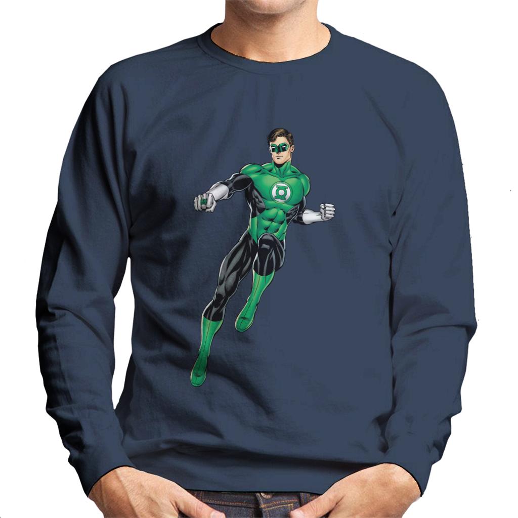 Green Lantern Ring Pose Men's Sweatshirt-ALL + EVERY