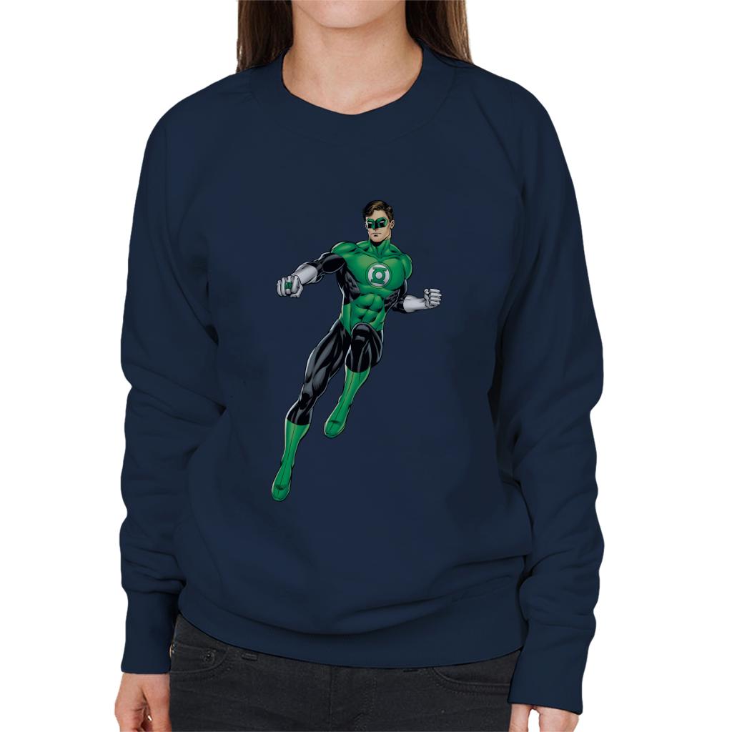 Green Lantern Ring Pose Women's Sweatshirt-ALL + EVERY