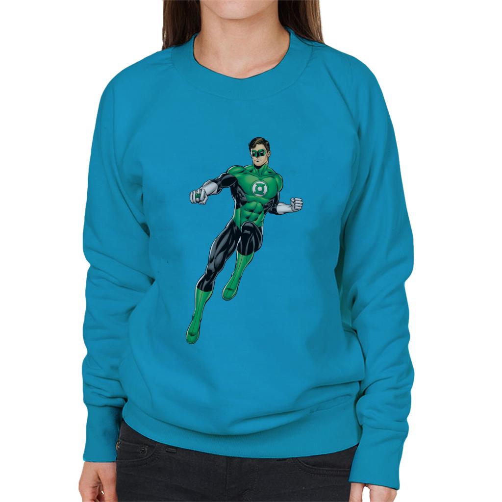 Green Lantern Ring Pose Women's Sweatshirt-ALL + EVERY