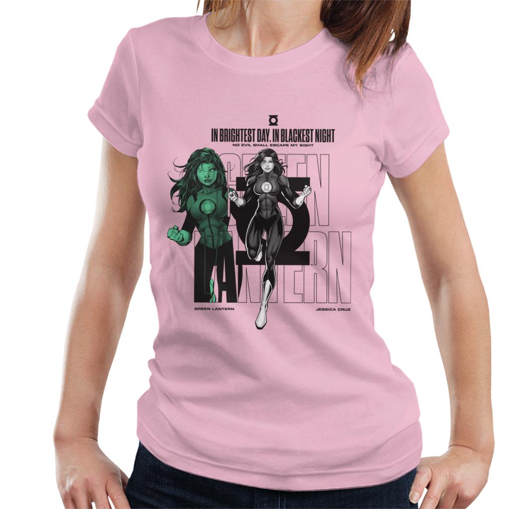 Green Lantern Jessica Cruz Brightest Day Quote Women's T-Shirt-ALL + EVERY