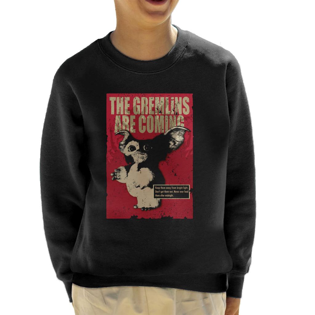 Gremlins Gizmo They Are Coming Kid's Sweatshirt-ALL + EVERY