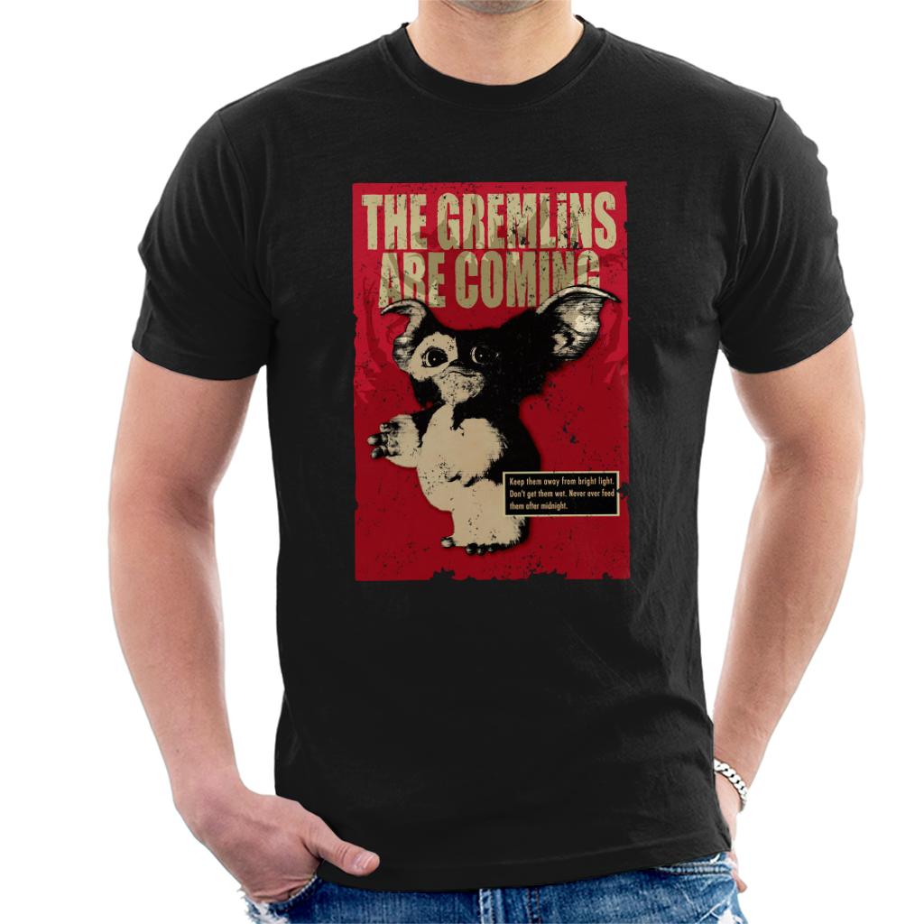 Gremlins Gizmo They Are Coming Men's T-Shirt-ALL + EVERY